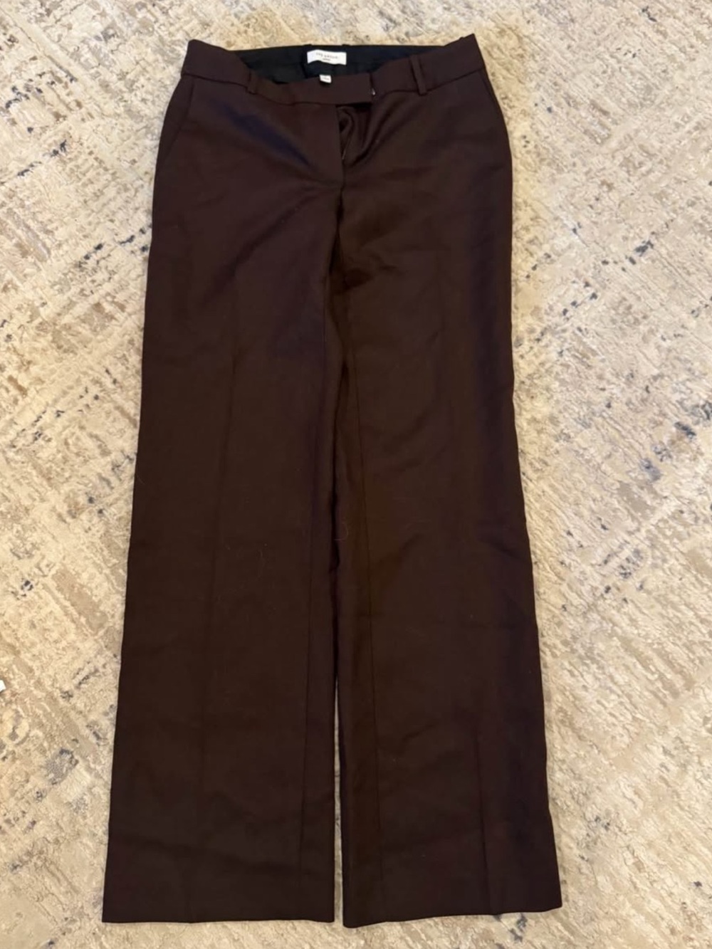 Aritzia The Group Brown Wide-Leg Trousers